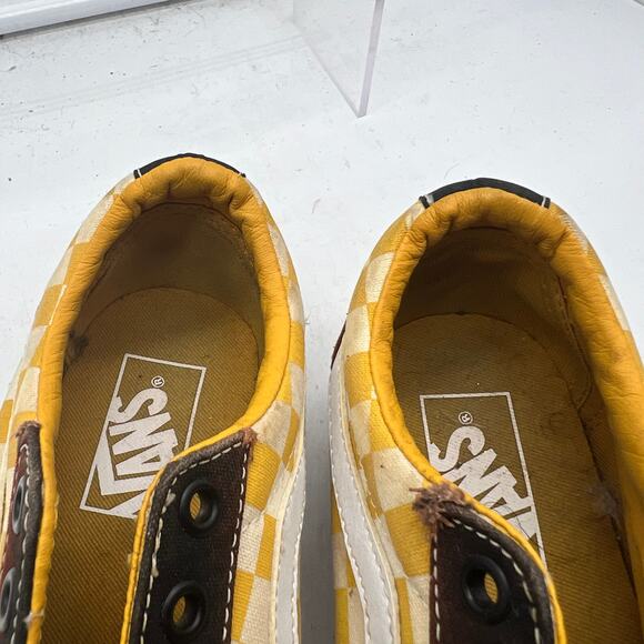 Vans Shoes Womens 7 Off The Wall Checkerboard Colorblock Low Top Lace Skate - Picture 6 of 8